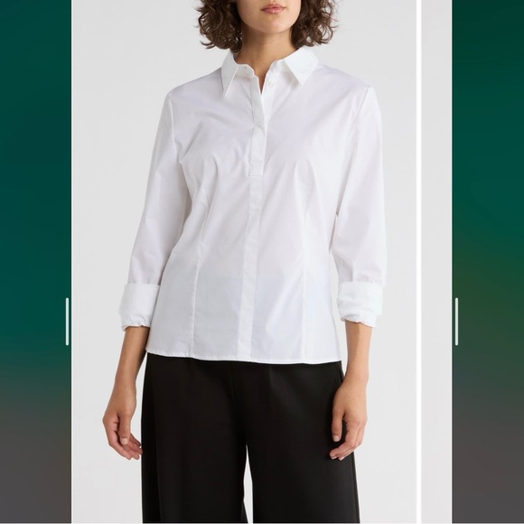 Boss Bierdie Shirt in White Size 6 - Picture 2 of 10